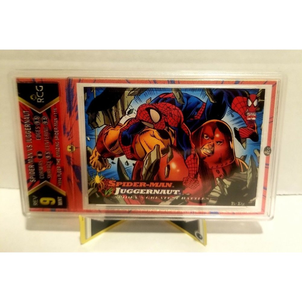 Spider Man vs juggernaut #116 RCG 9 spider no way home marvel card tom H